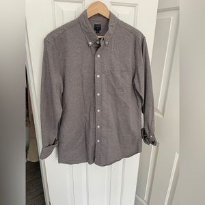 JCREW Men’s Gray Button Up - M